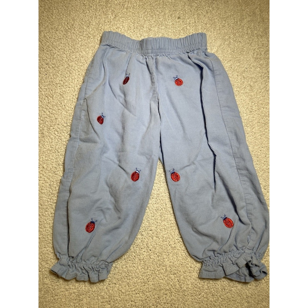 Baby Luigi Baby Blue Embroidered Cord Ladybug Size 18 Months Made In Peru